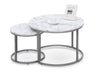 Set di 2 tavolini da caffè Paola Bianco