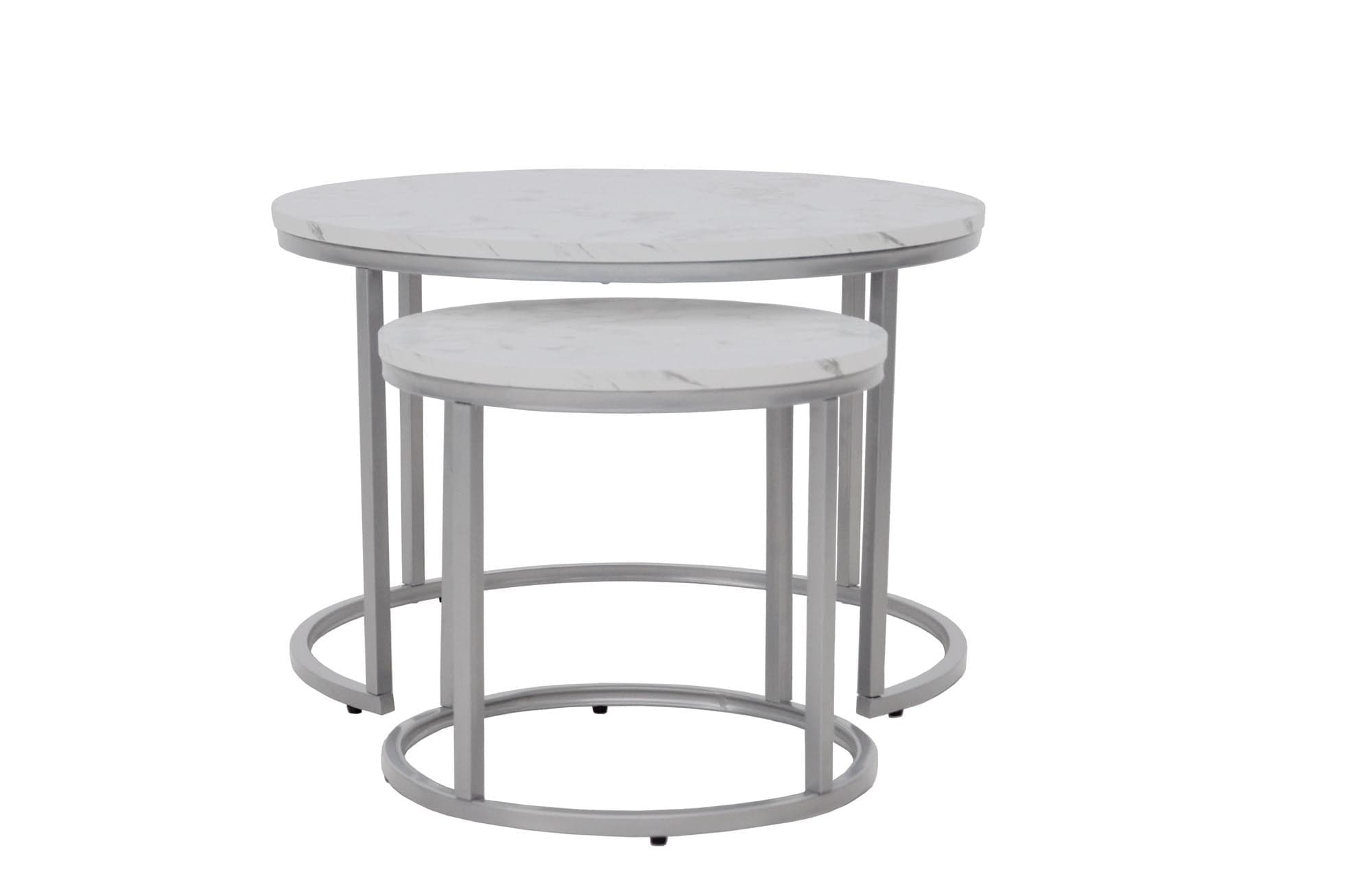 Set di 2 tavolini da caffè Paola Bianco (3)