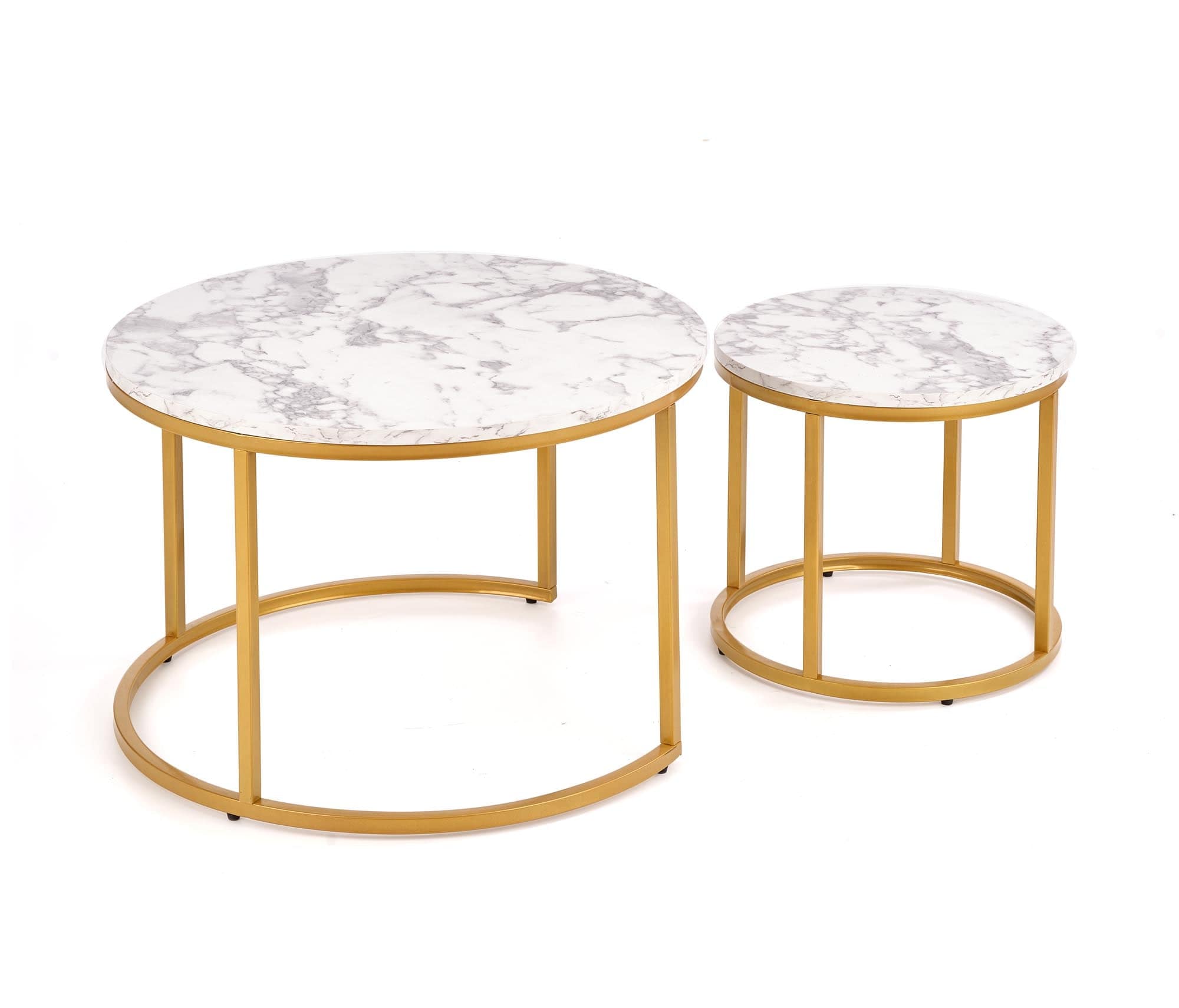 Set di 2 tavolini da caffè Paola Bianco (7)