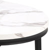 Set di 2 tavolini da caffè Spiro Bianco (3)