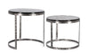 Bizzotto Set di 2 tavolini da caffè Zayla Grigio