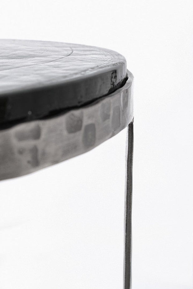 Bizzotto Set di 2 tavolini da caffè Zayla Grigio
