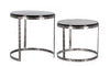 Bizzotto Set di 2 tavolini da caffè Zayla Grigio
