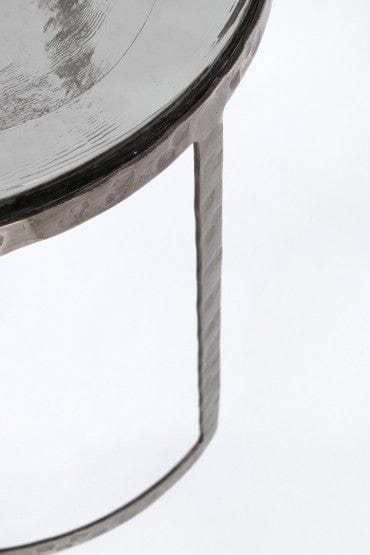 Bizzotto Set di 2 tavolini da caffè Zayla Grigio