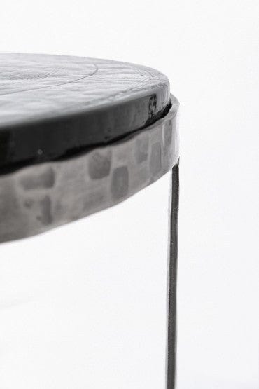 Bizzotto Set di 2 tavolini da caffè Zayla Grigio