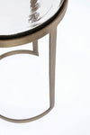 Bizzotto Set di 2 tavolini da caffè Zayla Ottone