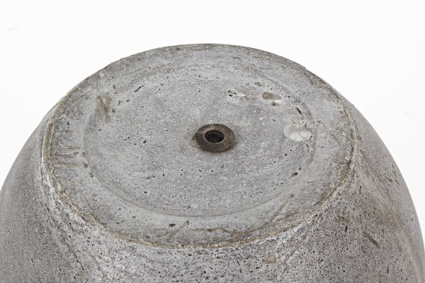 Set di 2 vasi da fiori Cement Spheric Grigio (2)