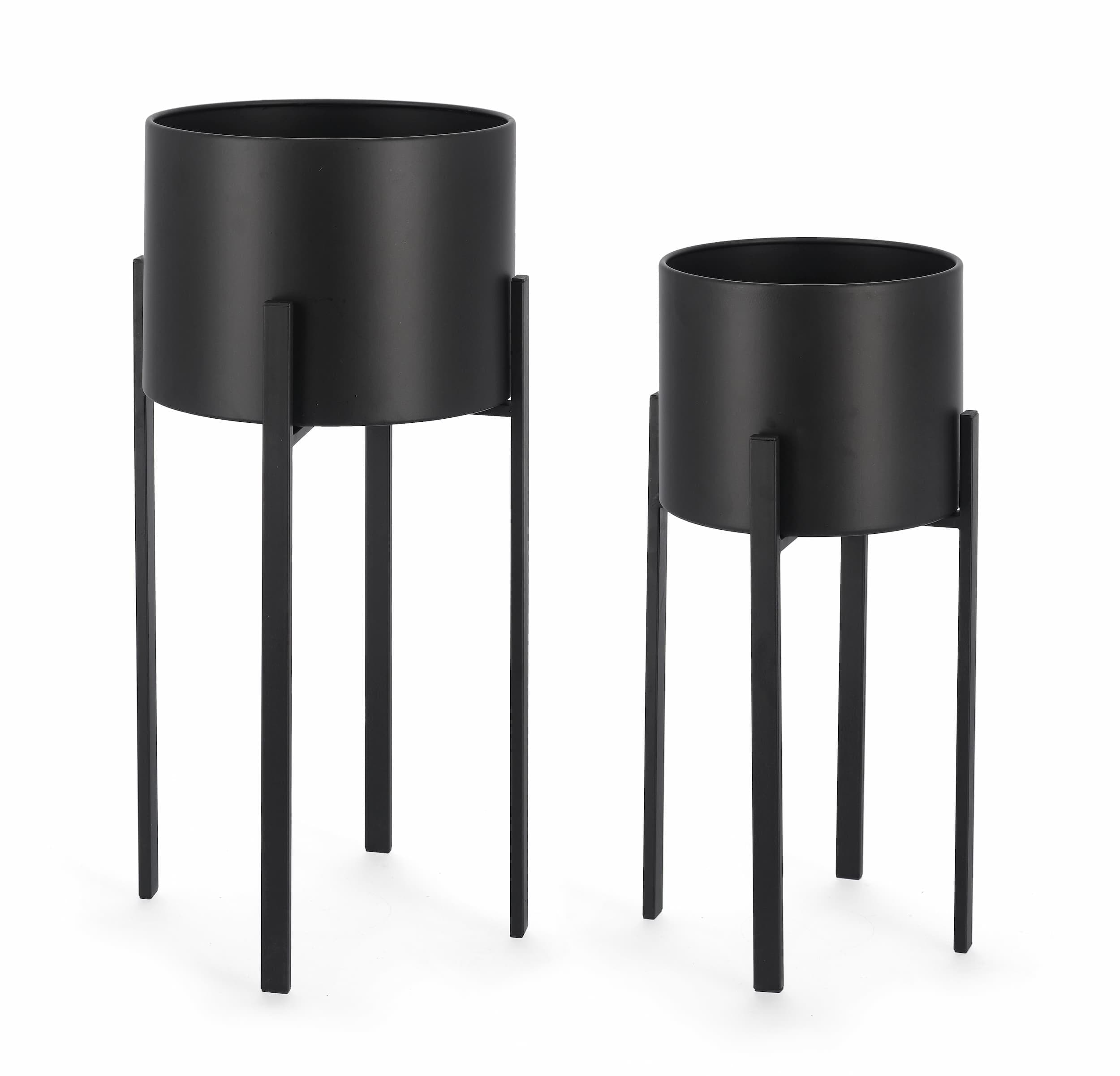 Set di 2 vasi da fiori Ester Round & BIZZZT-FLOWER-POT-ESTER