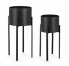 Set di 2 vasi da fiori Ester Round & BIZZZT-FLOWER-POT-ESTER