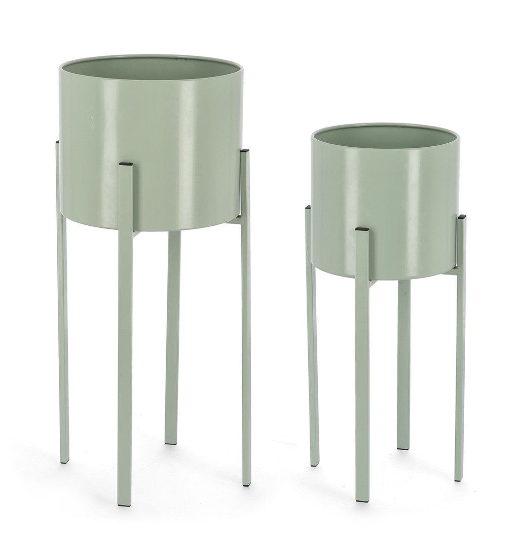 Set di 2 vasi da fiori Ester Round (2) & BIZZZT-FLOWER-POT-ESTER