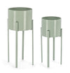 Set di 2 vasi da fiori Ester Round (2) & BIZZZT-FLOWER-POT-ESTER