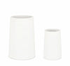 Set di 2 vasi da fiori Hoian Round Alto Bianco (2)