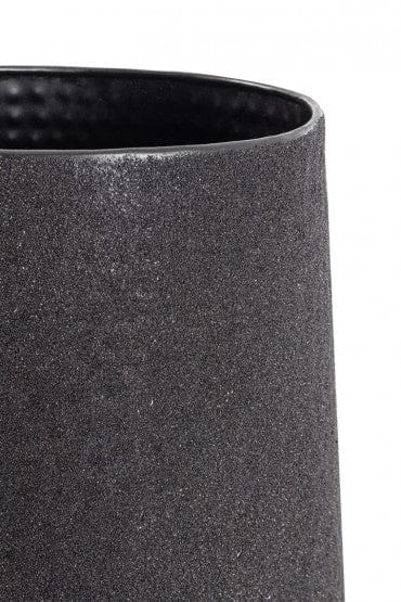 Bizzotto Set di 2 vasi da fiori Kenar High Nero