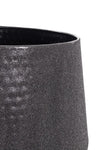 Bizzotto Set di 2 vasi da fiori Kenar Round Nero