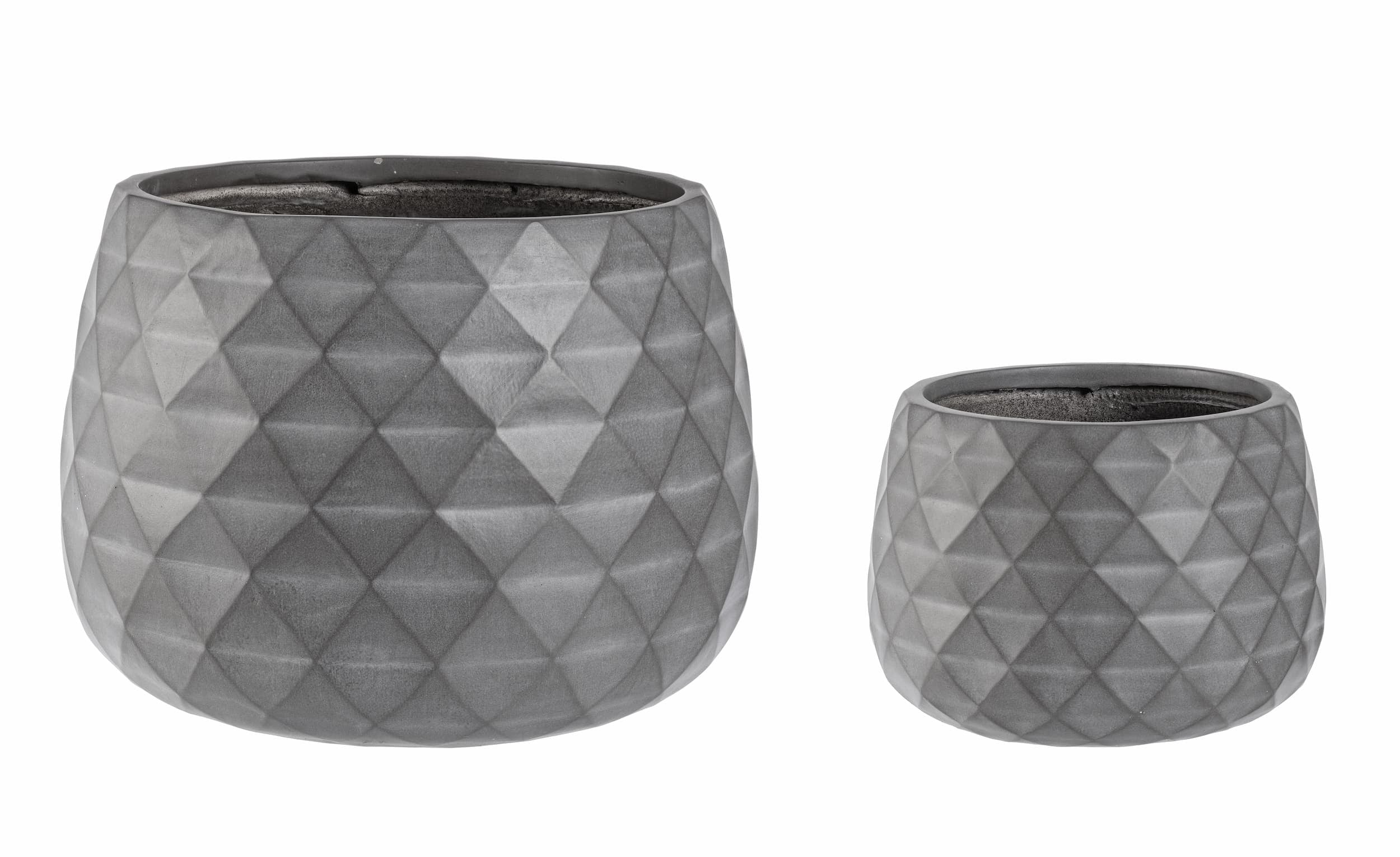 Set di 2 vasi da fiori Pyramid Bowl Antracite (1)
