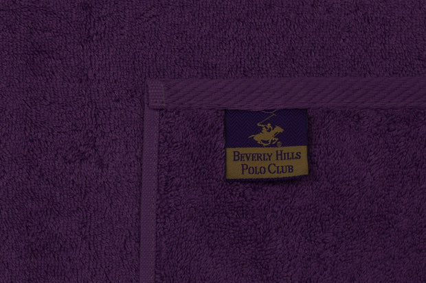 Set di 3 asciugamani cotone Beverly Hills Polo Club 402 Lilla, 70 x 140 cm (7)