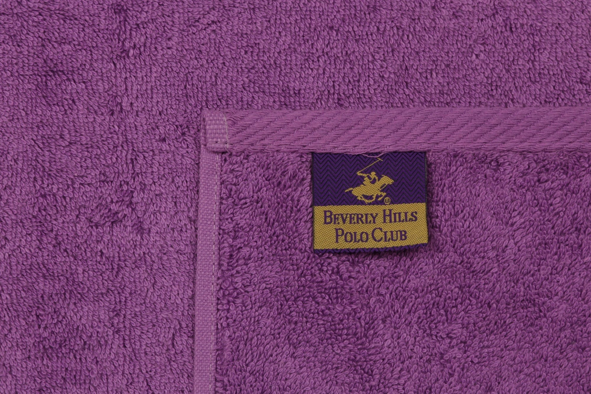 Set di 3 asciugamani cotone Beverly Hills Polo Club 402 Lilla, 70 x 140 cm (9)