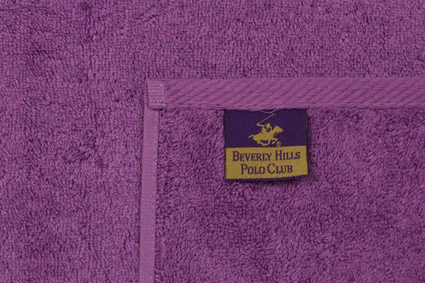 Set di 3 asciugamani cotone Beverly Hills Polo Club 402 Lilla, 70 x 140 cm (9)