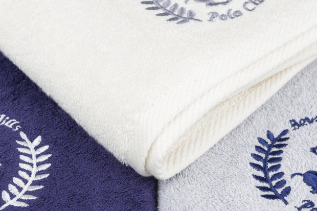 Set di 3 asciugamani cotone Beverly Hills Polo Club 402 Multicolore, 70 x 140 cm (3)