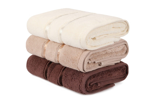 Set di 3 asciugamani cotone Dolce Multicolore, 50 x 90 cm