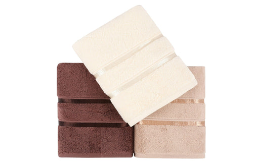 Set di 3 asciugamani cotone Dolce Multicolore, 50 x 90 cm (1)