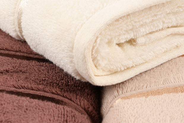 Set di 3 asciugamani cotone Dolce Multicolore, 50 x 90 cm (3)