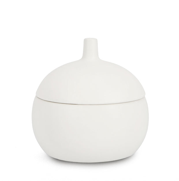Set di 3 candele decorative Canister L Bianco (3)