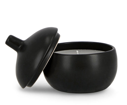 Set di 3 candele decorative Canister L Nero (1)
