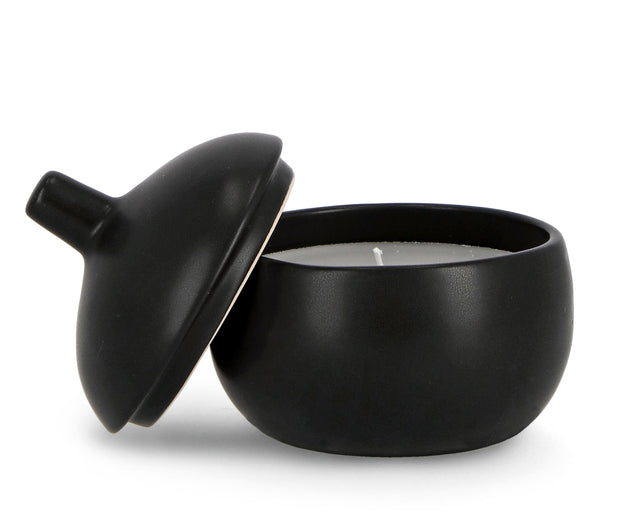Set di 3 candele decorative Canister L Nero (1)