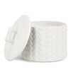 Set di 3 candele decorative Twine L Bianco (2)