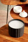 Set di 3 candele decorative Twine L Nero (1)