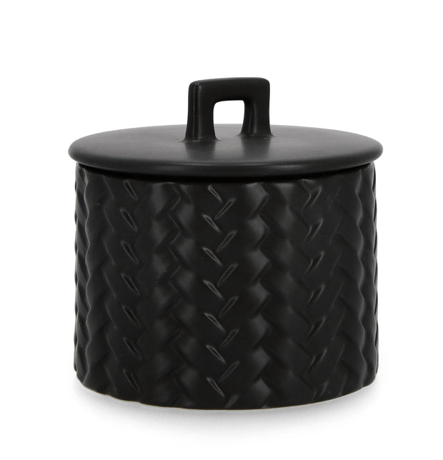 Set di 3 candele decorative Twine L Nero (3)