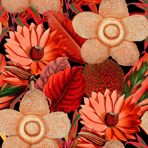 Set di 3 carte da parati stampate in digitale Water Lilies
