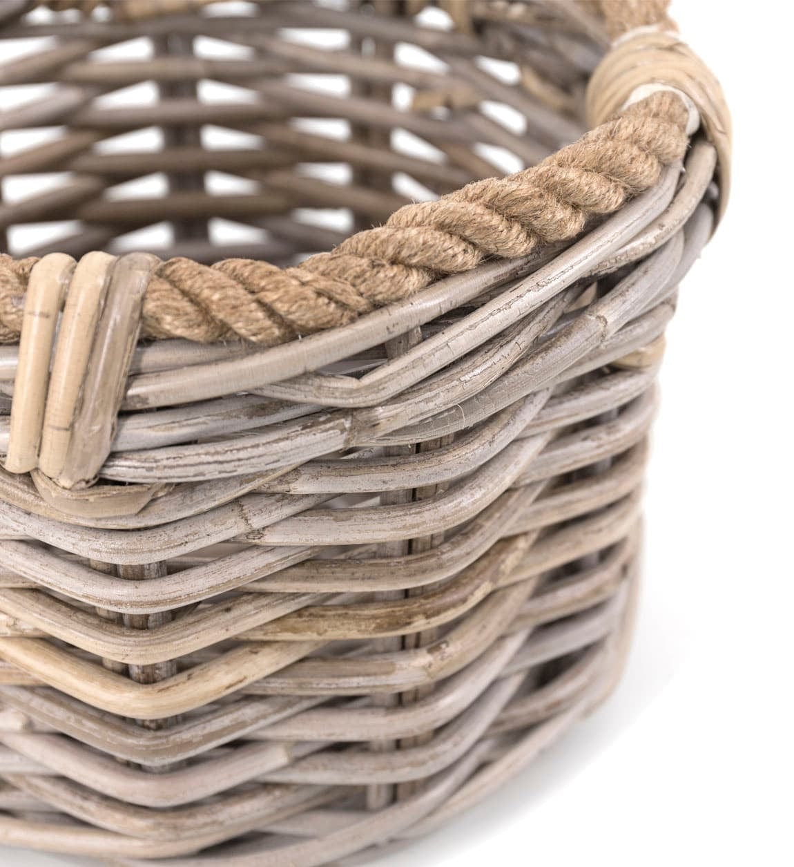 Set di 3 ceste rattan Basketry Naturale (3)