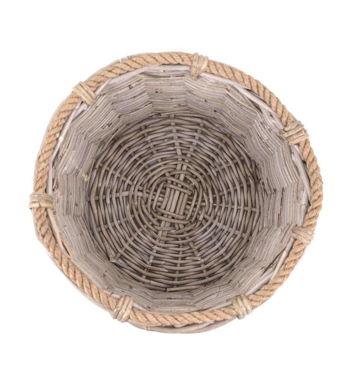 Set di 3 ceste rattan Basketry Naturale (4)