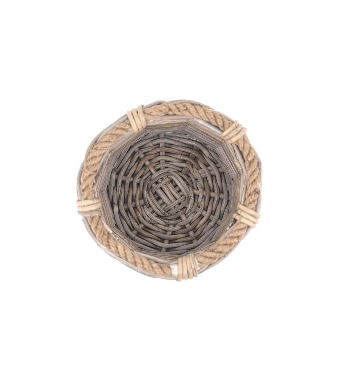 Set di 3 ceste rattan Basketry Naturale (5)