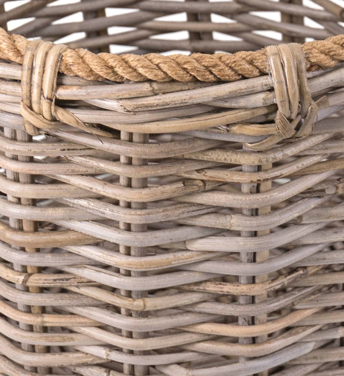 Set di 3 ceste rattan Basketry Naturale (6)