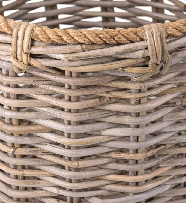 Set di 3 ceste rattan Basketry Naturale (6)