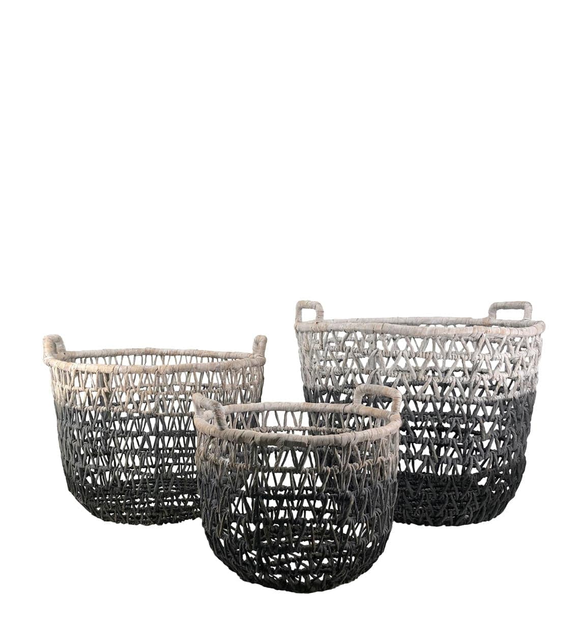 Set di 3 ceste Trio Multicolore