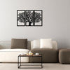 Set di 3 Decorazione da parete Agac 5 Nero