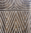 Set di 3 decorazioni da parete Geometric Carved Naturale, 105 x 140 cm (3)