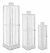 Set di 3 lanterne decorative Astana Bianco