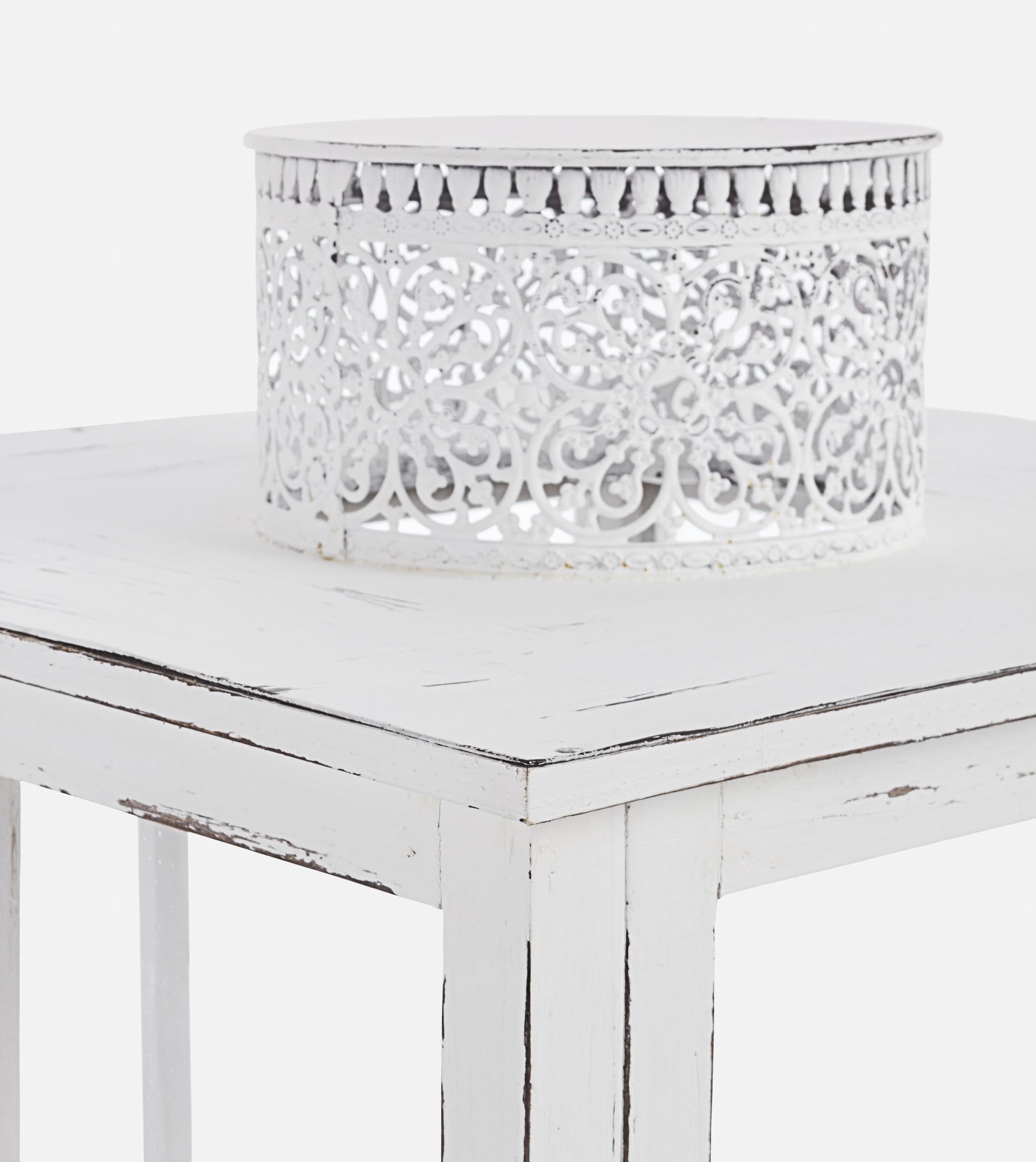 Set di 3 lanterne decorative Astana Bianco (2)