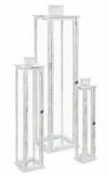 Set di 3 lanterne decorative Ottawa Bianco (1)