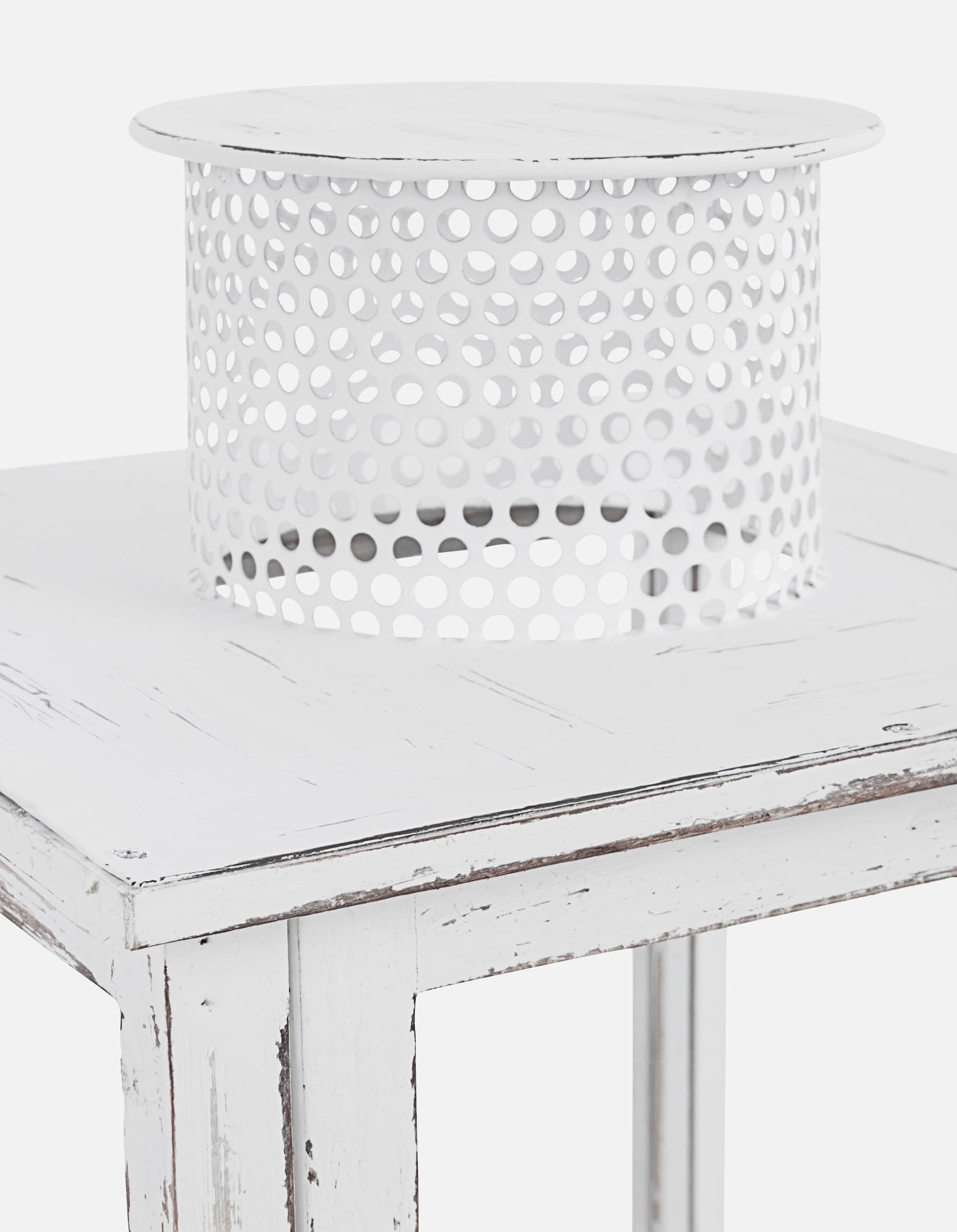 Set di 3 lanterne decorative Ottawa Bianco (2)