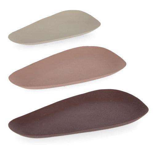 Set di 3 piatti decorativi Lebete Beige