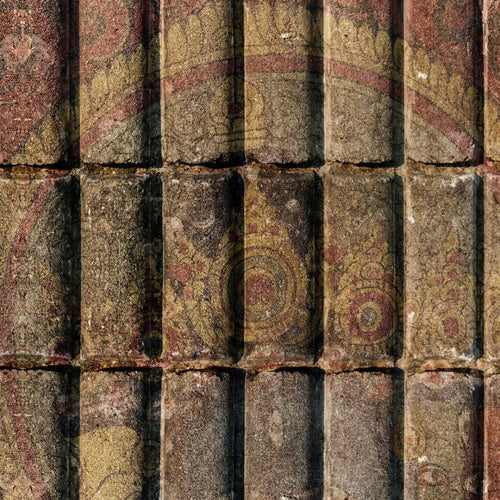 Set di 3 rotoli Carta da parati digitale stampata Chakrasamvara