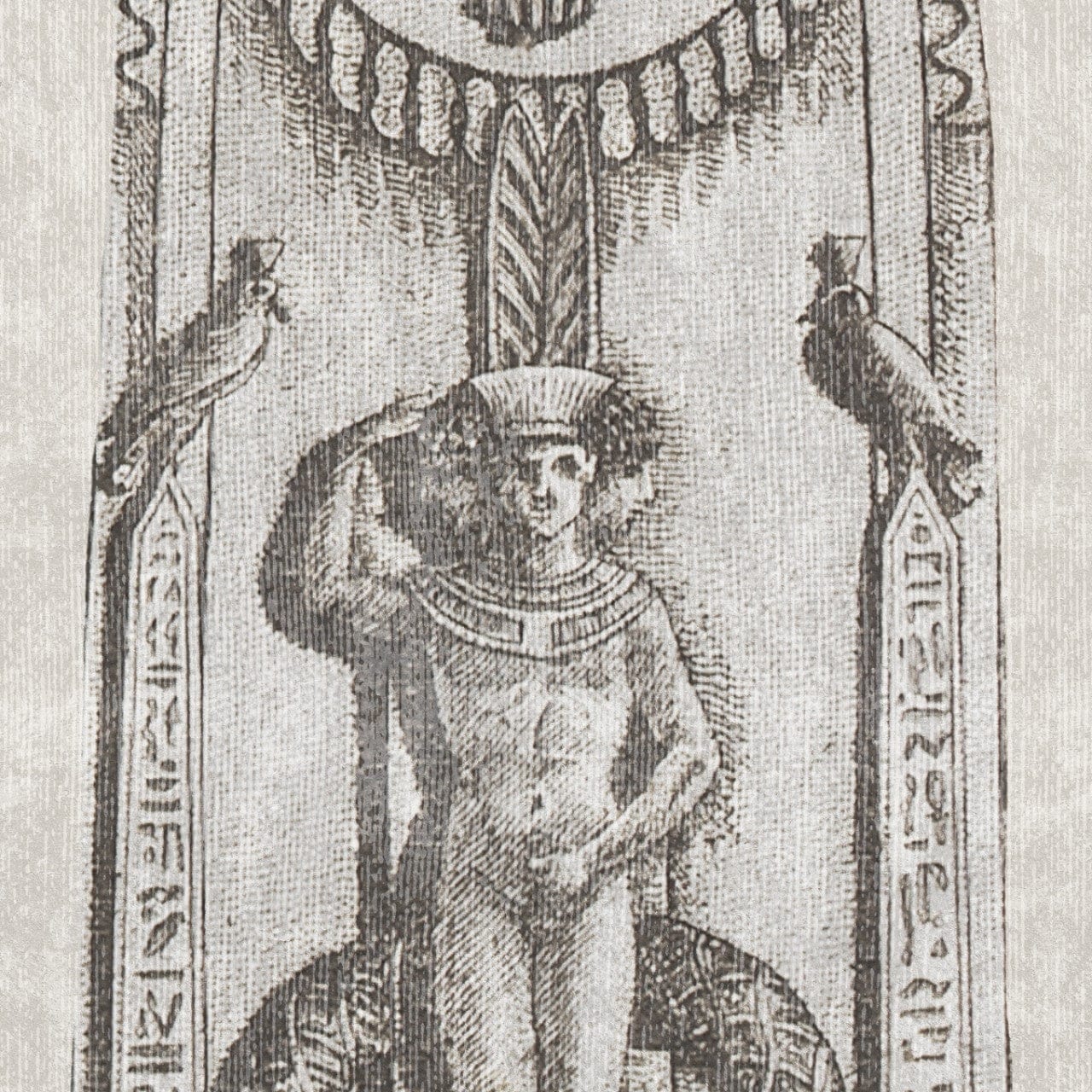 Set di 3 rotoli Carta da parati digitale stampata Colonne egiziane