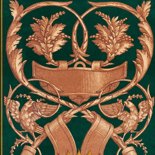 Set di 3 rotoli Carta da parati stampata digitale Fontainebleau Antracite