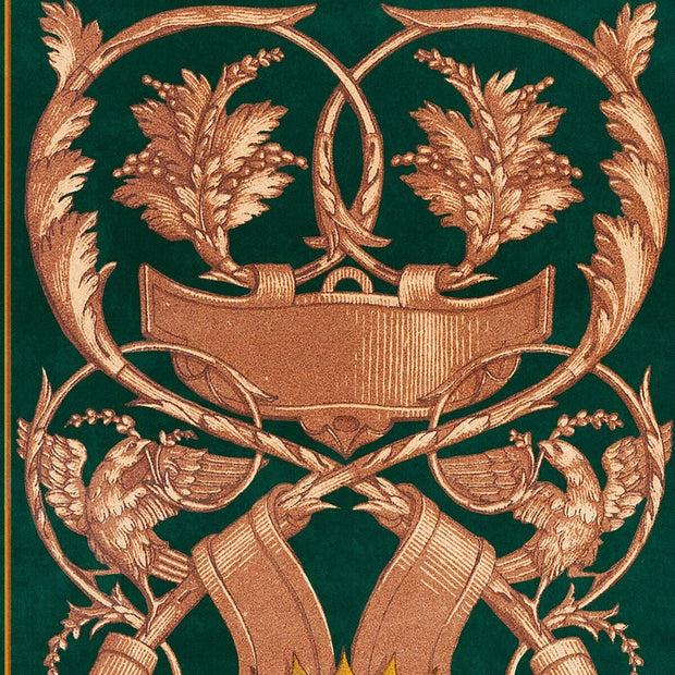 Set di 3 rotoli Carta da parati stampata digitale Fontainebleau Antracite